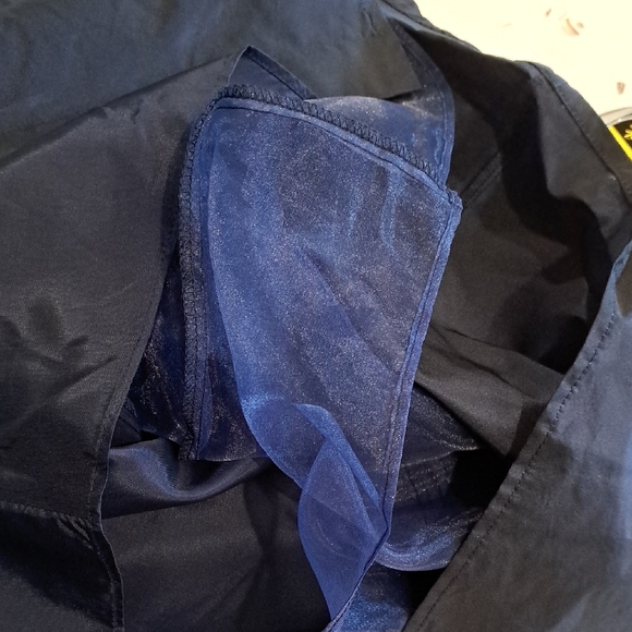 NWT Teri Jon Navy Embroidered Dress - Picture 11 of 16